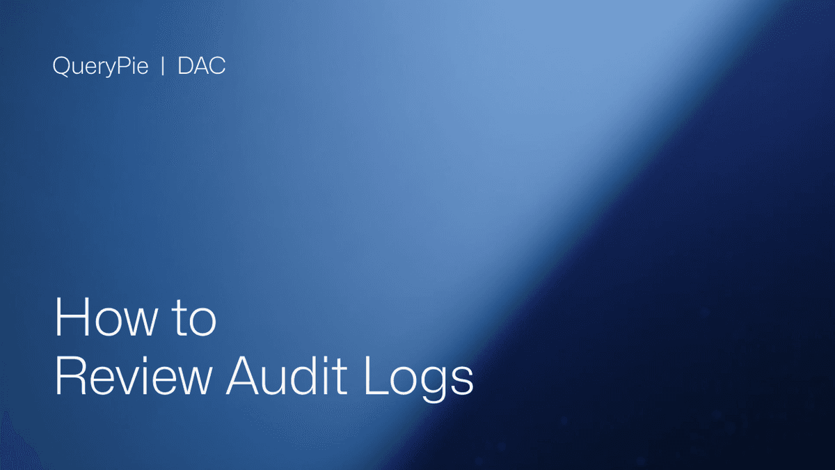 How to Review Audit Logs