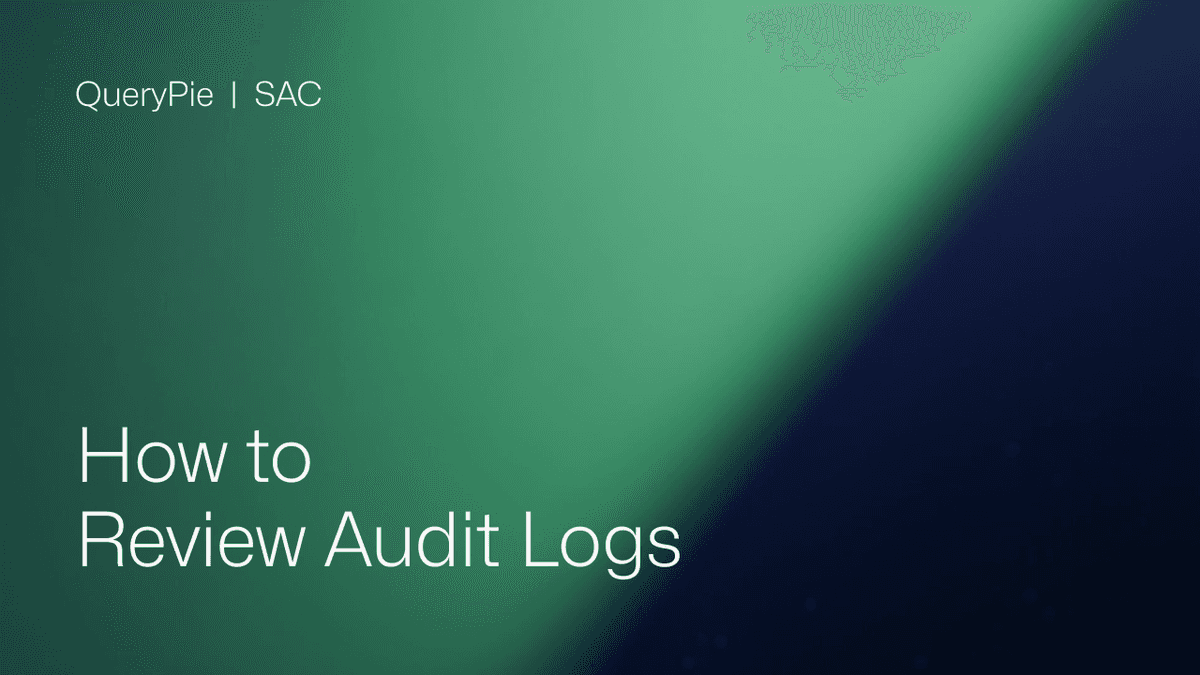How to Review Audit Logs
