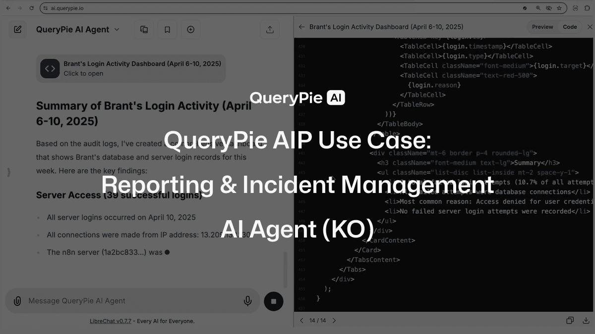 AIP Use Case: Reporting & Incident Management AI Agent